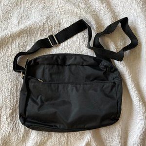 Black Merona Messenger Bag